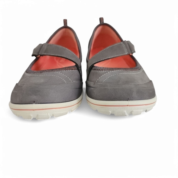 ECCO Mary Jane Sport Flats - gray/pink - (36 EU = US 5-5.5) - Perfect condition - Picture 6 of 13